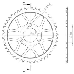 Supersprox Teräs takaratas  RFE-216:49