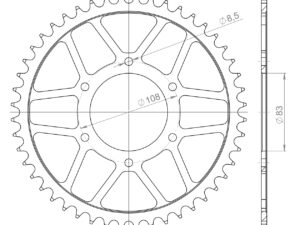 Supersprox Teräs takaratas  RFE-404:44