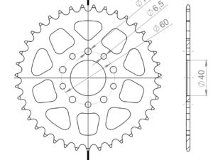 Supersprox Teräs takaratas  RFE-451:39