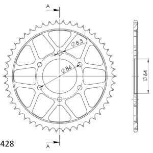 Supersprox Teräs takaratas 471.50