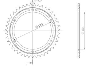 Supersprox Teräs takaratas  RFE-6608:43