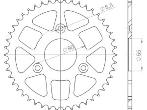Supersprox Teräs takaratas  RFE-6617:46