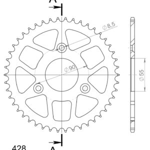 Supersprox Teräs takaratas  RFE-6617:46