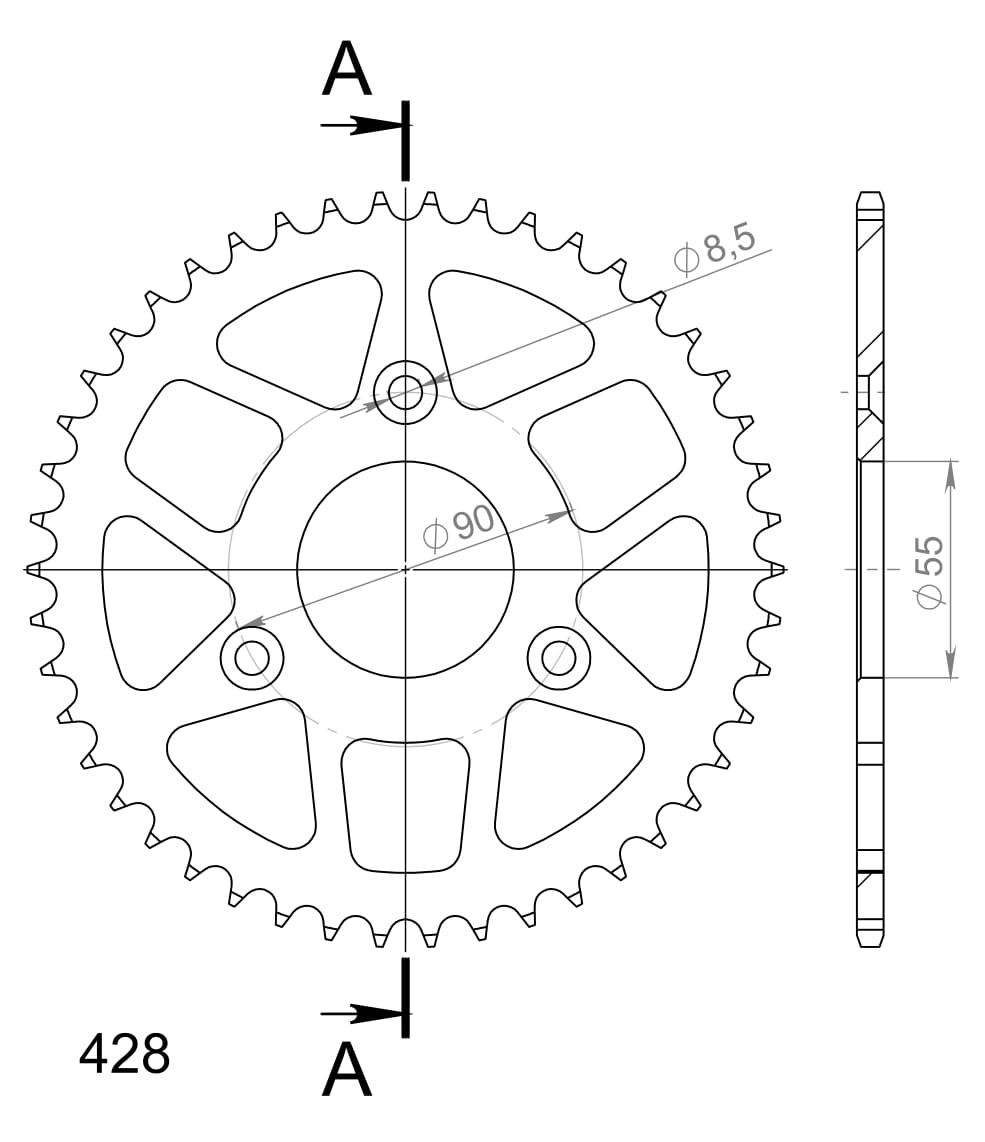 Supersprox Teräs takaratas RFE-6617:46