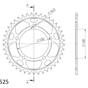 Supersprox Teräs takaratas  RFE-7026:40