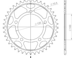 Supersprox Teräs takaratas  RFE-7026:41