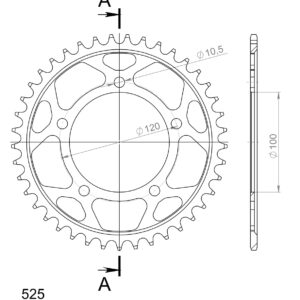 Supersprox Teräs takaratas  RFE-7026:41