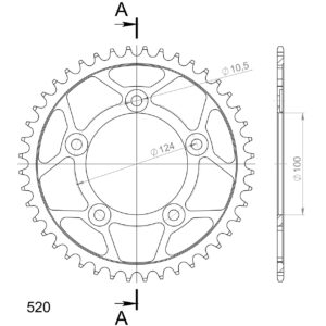 Supersprox Teräs takaratas 746.43