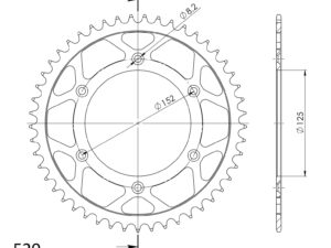 Supersprox Teräs takaratas  RFE-8000:49