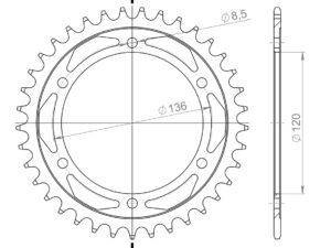Supersprox Teräs takaratas 846.37