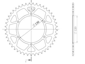 Supersprox Teräs takaratas 846.41