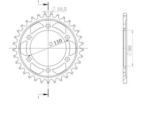 Supersprox Teräs takaratas 850.33