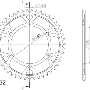 Supersprox Teräs Takaratas 866:47 Musta