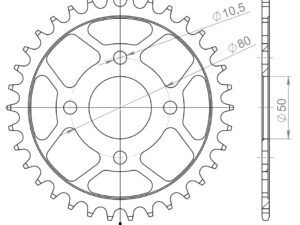 Supersprox Teräs takaratas  RFE-875:34
