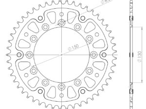 Supersprox Stealth TakaratasYA YZ/WRF/YZF 99- Kulta 49