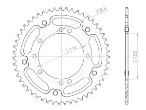 Supersprox Stealth Takaratas KA KX80/85 Kulta 51