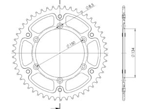 Supersprox Stealth Takaratas KA KX125/250/450/500 Kulta 50