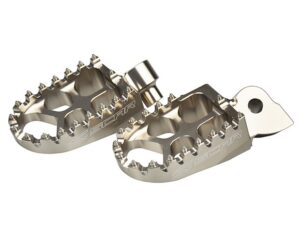 Scar Evolution Footpegs -  Yamaha Titanium color
