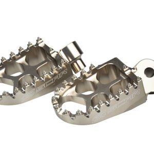 Scar Evolution Footpegs -  Yamaha Titanium color