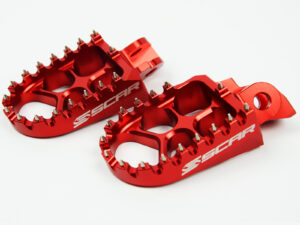 Scar Evolution Footpegs - RM85 All Red color