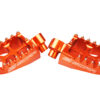 Scar Evolution Footpegs - SKtm/Husab./Husq./Sherco/Beta 05-17 Orange color