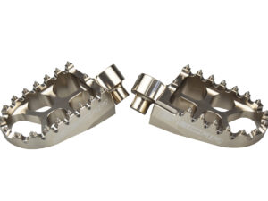 Scar Evolution Footpegs - Ktm/Husab./Husq./Sherco/Beta 05-17 Titanium color