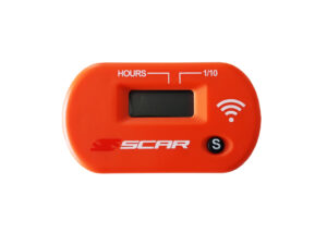 Scar Wireless Hour Meter working by vibrations - Orange color