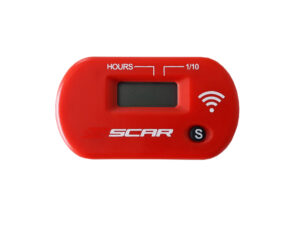 Scar Wireless Hour Meter working by vibrations - Red color
