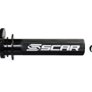 Scar Aluminum Throttle Tube + Bearing - Yamaha Black color