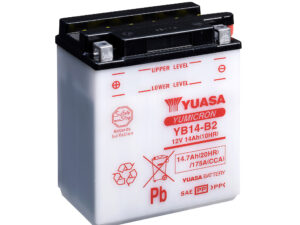 Yuasa akku, YB14-B2 (cp) Happopatruuna mukana (4)