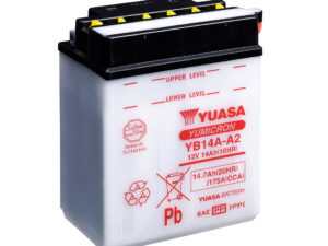 Yuasa akku, YB14A-A2 (cp) Happopatruuna mukana (4)