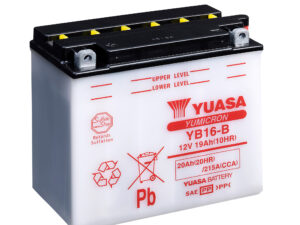 Yuasa akku, YB16-B (cp) Happopatruuna mukana (2)