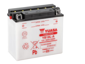 Yuasa akku, YB18L-A (cp) Happopatruuna mukana (2)