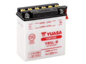 Yuasa akku, YB5L-B (cp) Happopatruuna mukana (6)