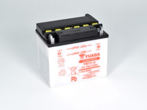 Yuasa akku, YB7C-A (cp) Happopatruuna mukana (4)