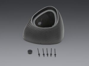Yoshimura ALPHA / ALPHA T REPLACEMENT END CAP KIT 2" FLARED MATTE