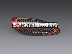 Yoshimura Yoshimura Muffler Name Badge Titanium Alpha and Alpha Taper