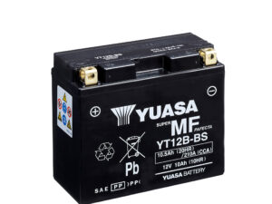 Yuasa akku, YT12B-BS (cp) Happopatruuna mukana (4)