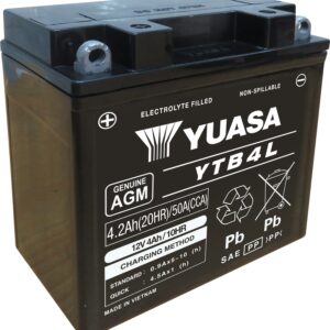 Yuasa akku,  YTB4L(WC) hapotettu