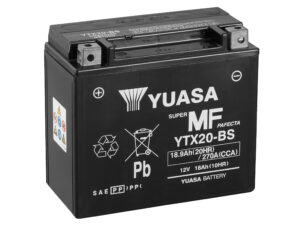 Yuasa akku, YTX20-BS (cp) Happopatruuna mukana (3)