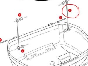 Givi Stop bag opening yarn, 2 pcs.