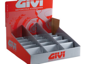 GIVI EXHIBITOR IN CARDBOARD FOR VARIOUS ACCES