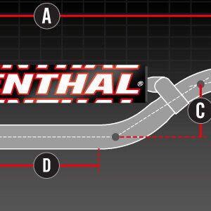 Renthal Ohjaustanko 611 XR70R/CRF70 Playbike 110cc Musta