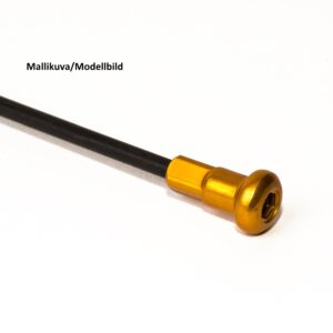 Haan pinnasarja 19" 36 kpl mustat pinnat kultaiset nipat (FFK422/6360 napaan)