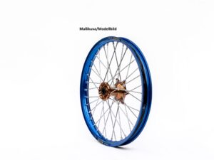 Haan wheel YZF 250/450 14- 21-1,60 BLUE RIM/POLISHED ALLOY HUB