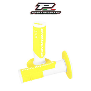 Progrip Tupet 801, valkoinen/fluorikeltainen, 22/25mm