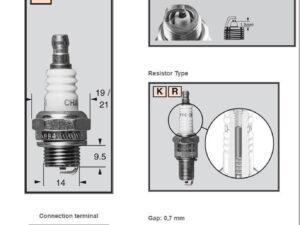 Champion Sytytystulppa RCJ7Y, 24 kpl korjaamopakkaus