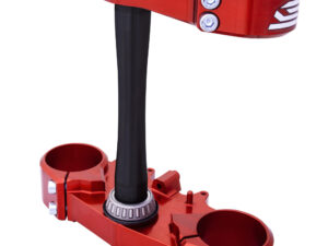 Scar Triple Clamps - Honda Offs:22mm Red color