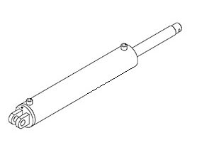 Bronco Hydraulisylinteri 77-12391