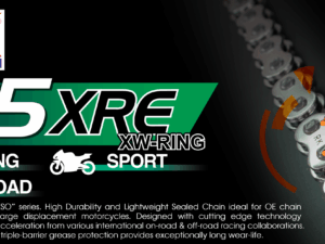 RK 525XRE XW-rengasketju +CLF(niittil.)